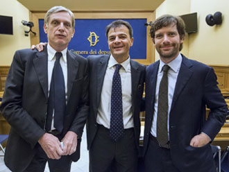 Gianni Cuperlo, Stefano Fassina e Pippo Civati