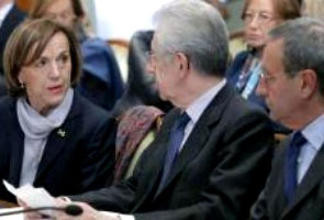 Elsa Fornero, Mario Monti, Antonio Catricalà