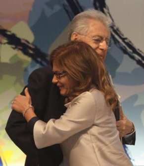 Mario Monti e Emma Marcegaglia