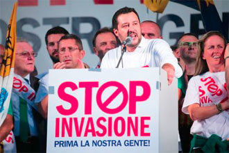 Comizio di Salvini